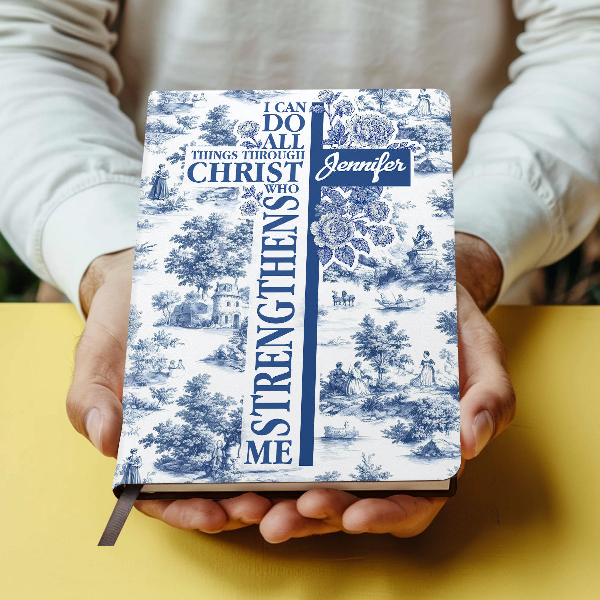 Philippians 4:13 Gift for Women - Personalized Notebook GMJSNB200056