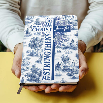 Philippians 4:13 Gift for Women - Personalized Notebook GMJSNB200056