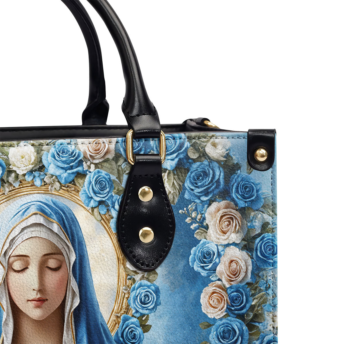 Faith-Inspired Leather Handbag - Floral Christian Gift GMJSLB200097