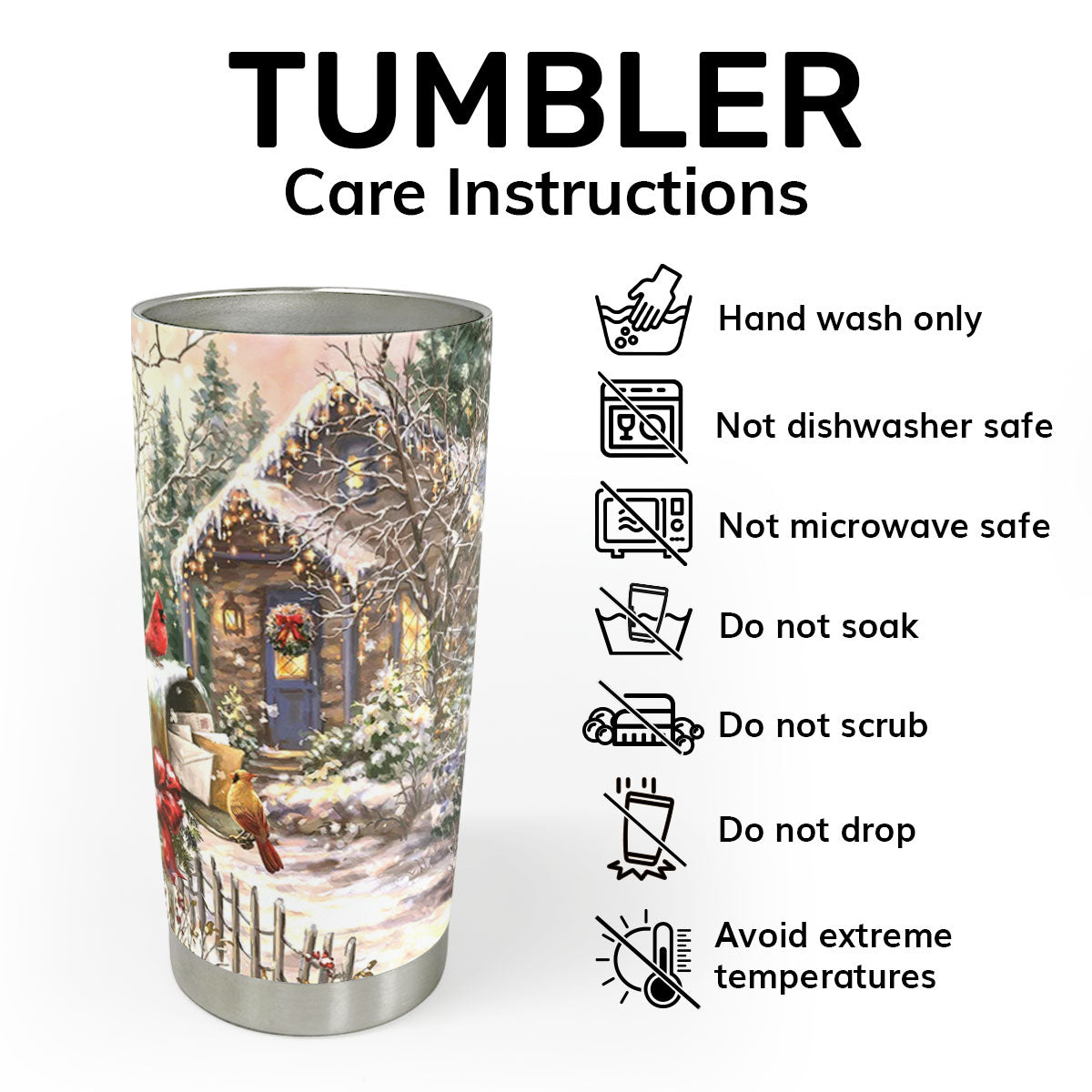 Amazing Grace - Personalized Stainless Steel Tumbler