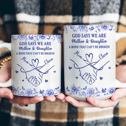 God Says We Are - Personalized Ceramic Coffee Mug