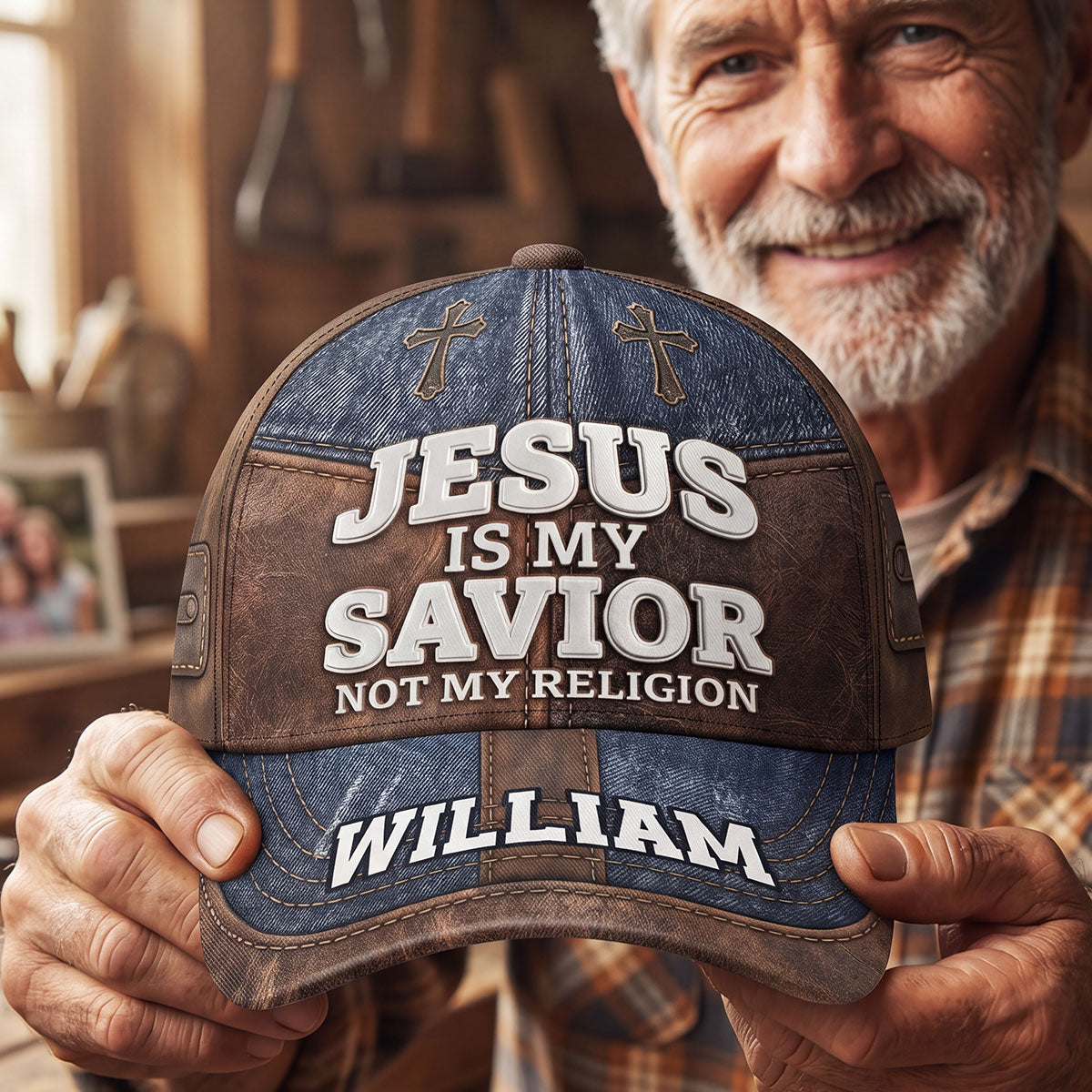 Jesus Is My Savior - Personalized Classic Cap - Christian Faith