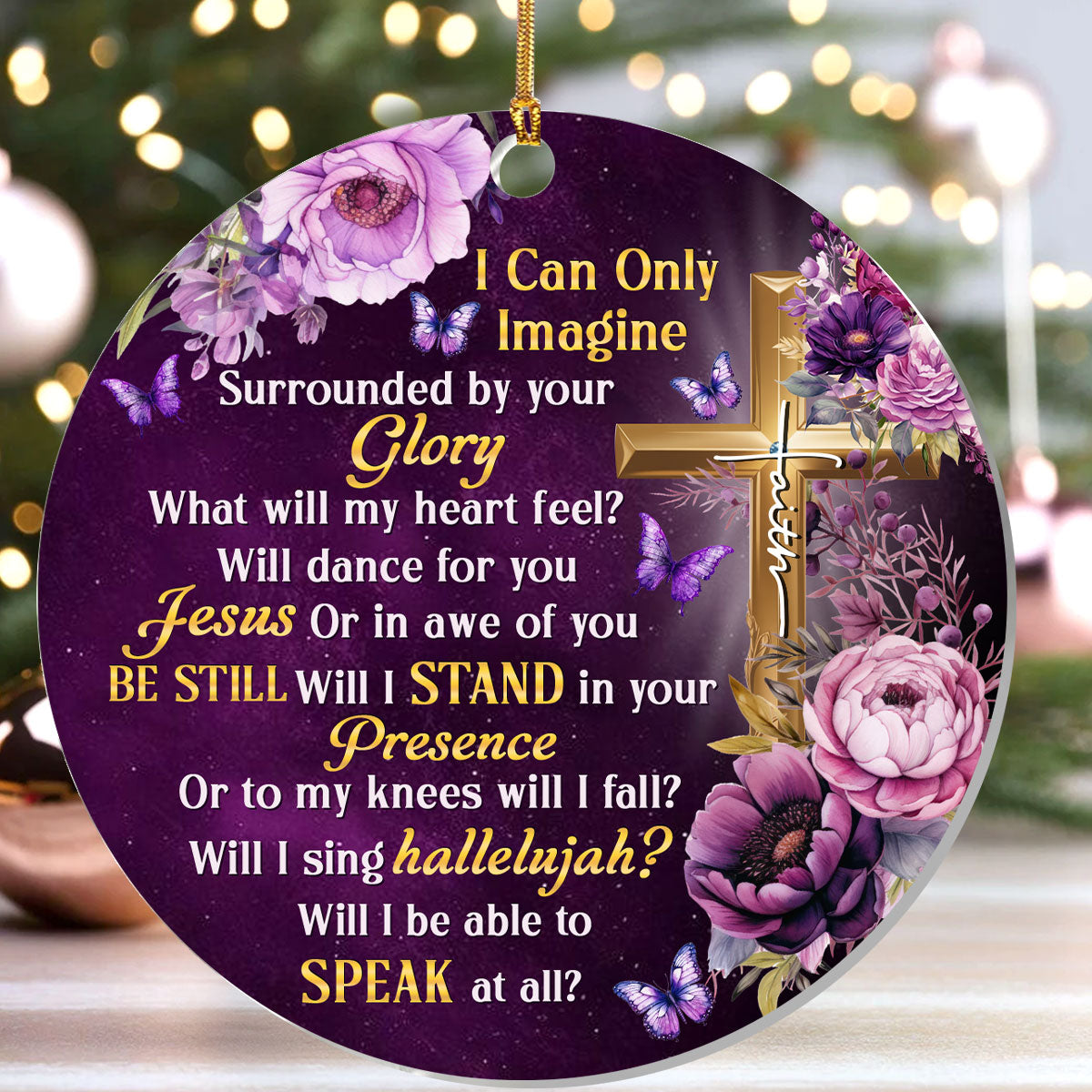 Inspirational Faith Decor - Acrylic Ornament GOJS10072