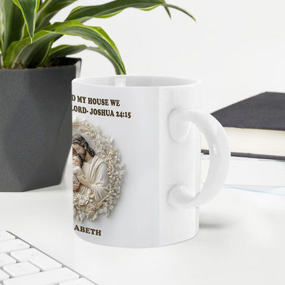 Faith Quote - Personalized White Ceramic Mug
