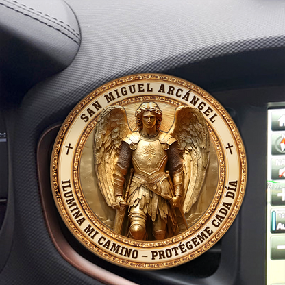 San Miguel Arcángel Guardian - Car Visor Clip