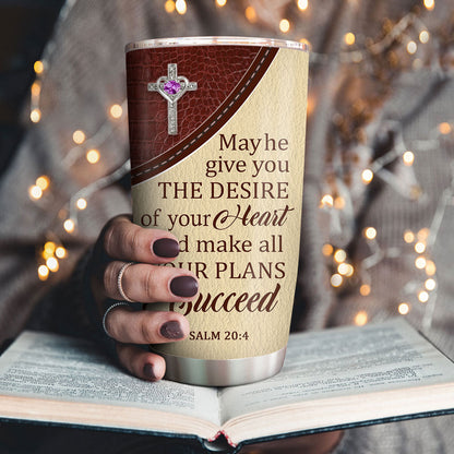 Desire of Your Heart - Personalized Stainless Steel Tumbler