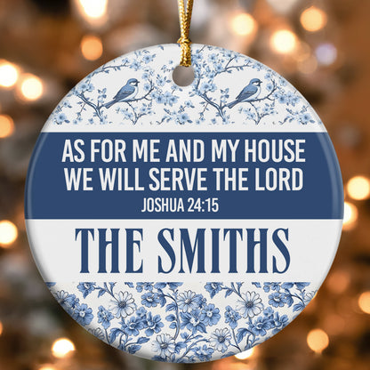 Faith Quote - Personalized Ceramic Ornament GOJS10100