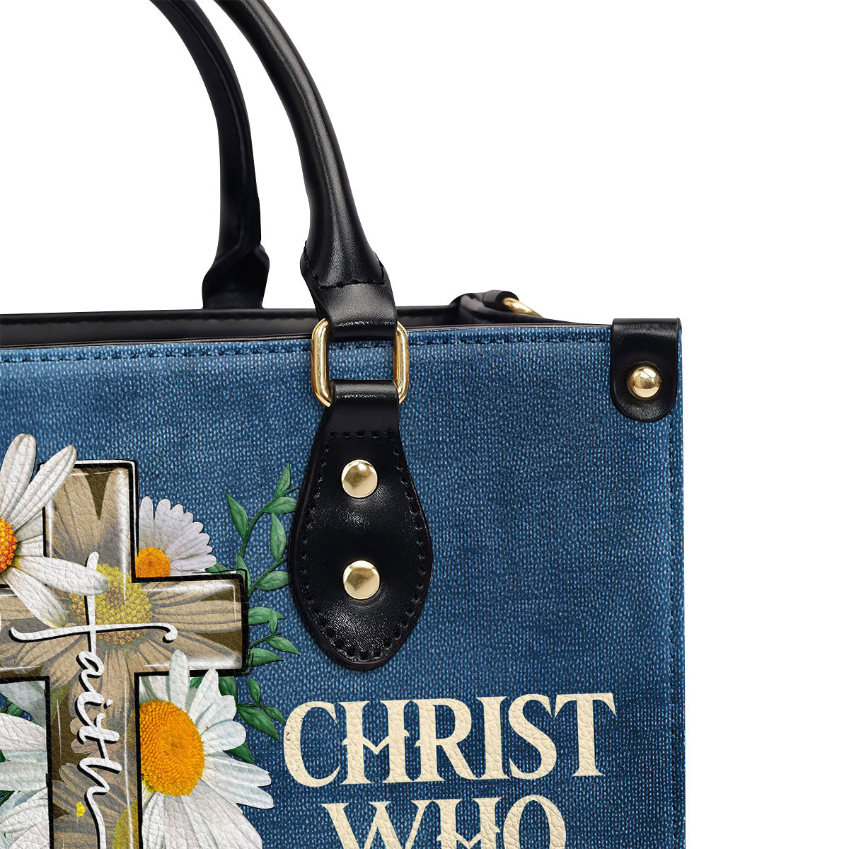 I Can Do All Things Through Christ - Personalized Leather Handbag GMJSLB200028