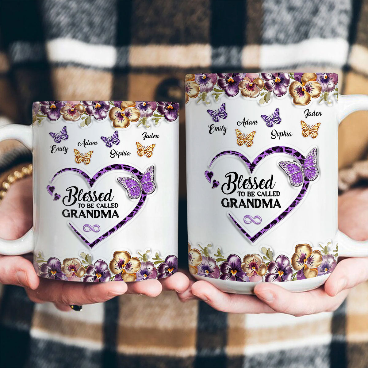 Blessed To Be Called Nana - Personalized Coffee Mug