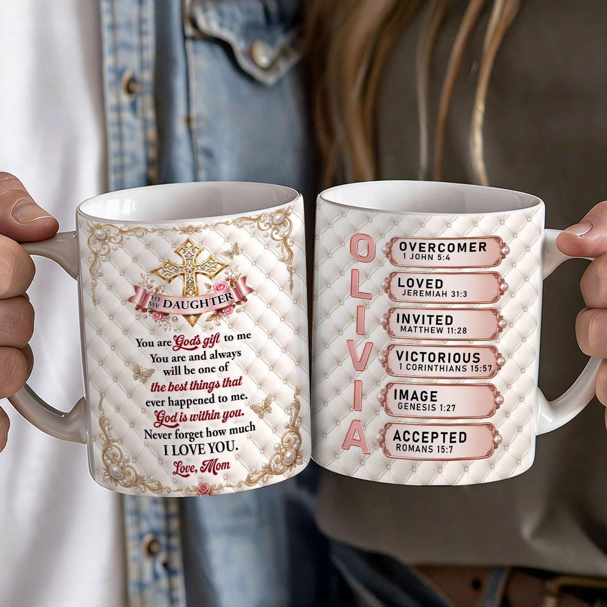 You Are God's Gift To Me - Personalized Ceramic Coffee Mug