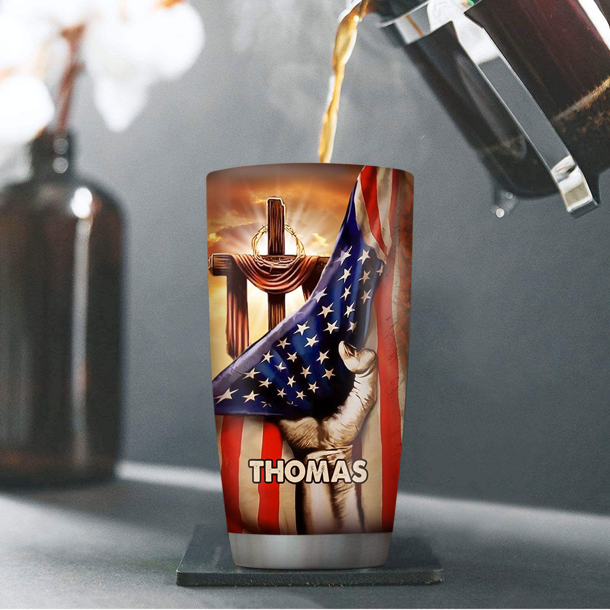 Jesus Christ 2025 - Personalized Stainless Steel Tumbler