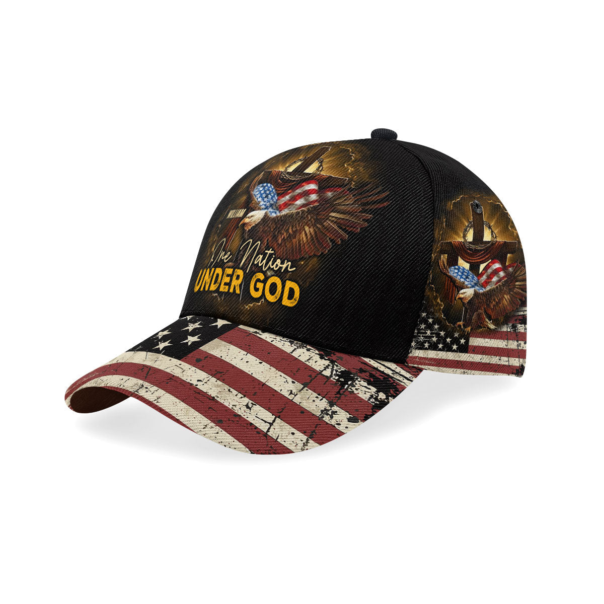 One Nation Under God - Personalized Classic Cap