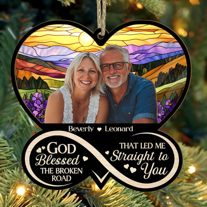 To My Loving Wife - Personalized Suncatcher Ornament - Gift for Wife GOJS10246
