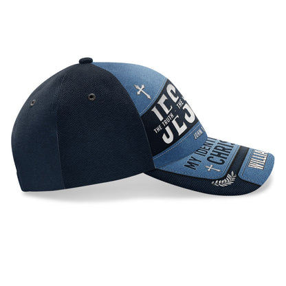 Jesus The Truth The Way The Life - Personalized Classic Cap