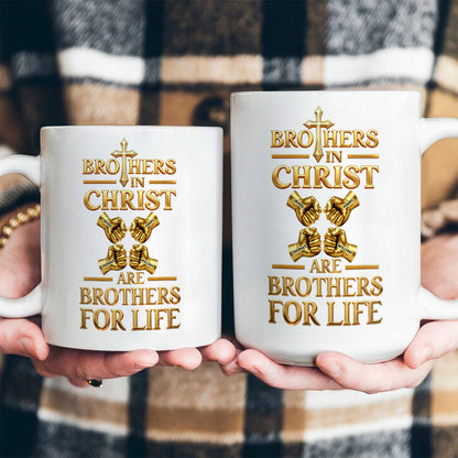 Brothers for Life - Personalized Ceramic Coffee Mug