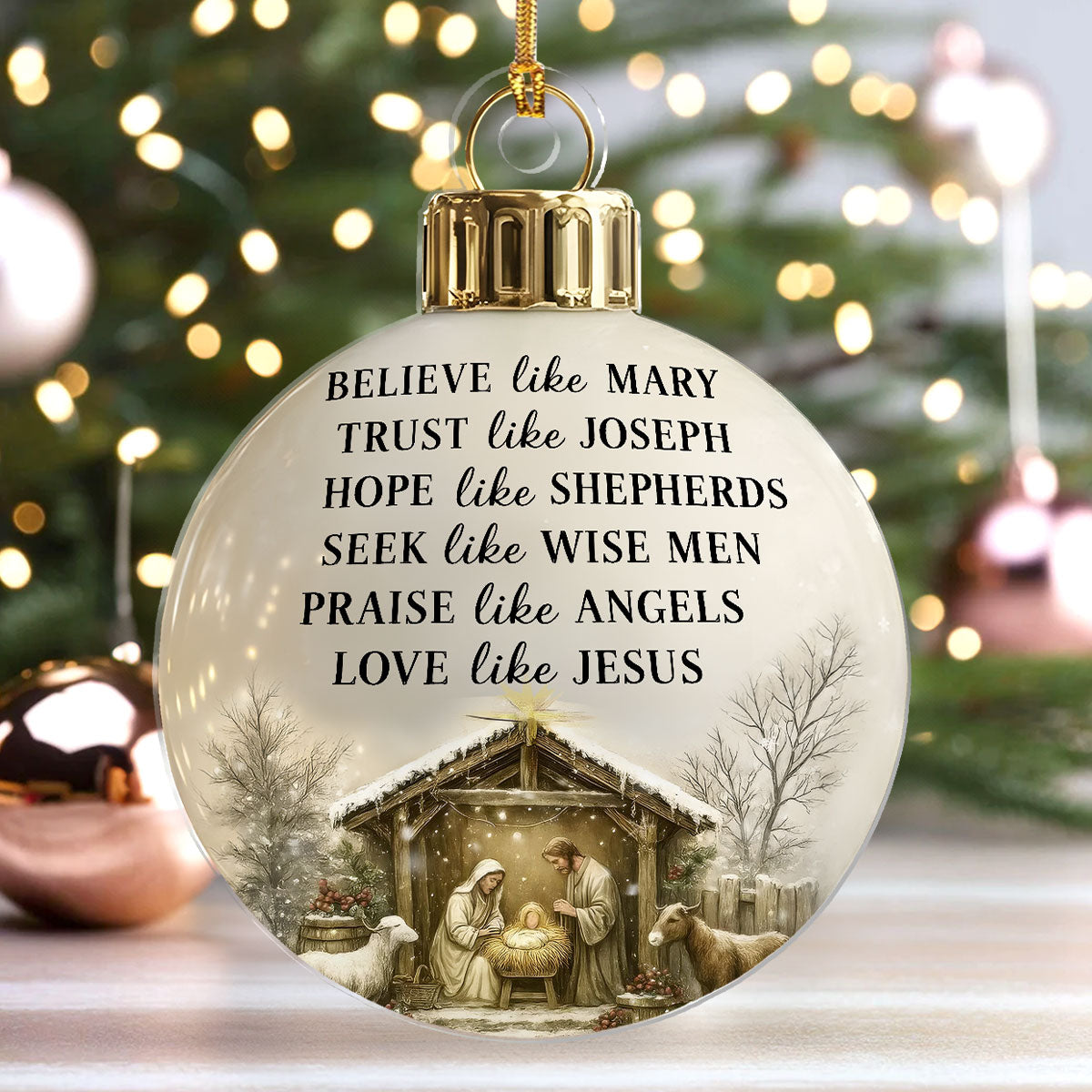 Nativity Christmas - Acrylic Ornament GOJS10031