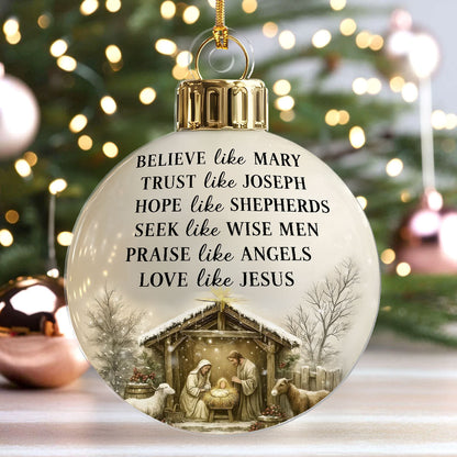 Nativity Christmas - Acrylic Ornament GOJS10031