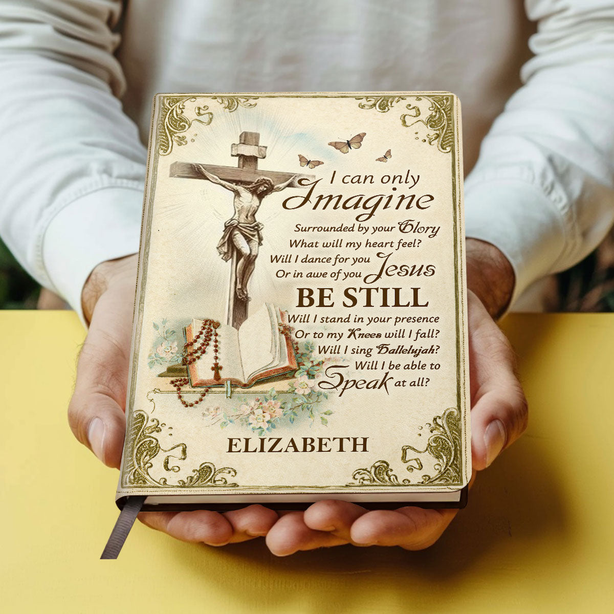 I Can Only Imagine - Personalized Leather Notebook GMJSNB200117