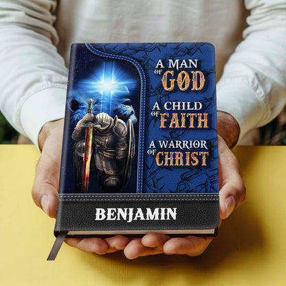 Child Of Faith - Personalized Leather Cover Notebook GMJSNB200070