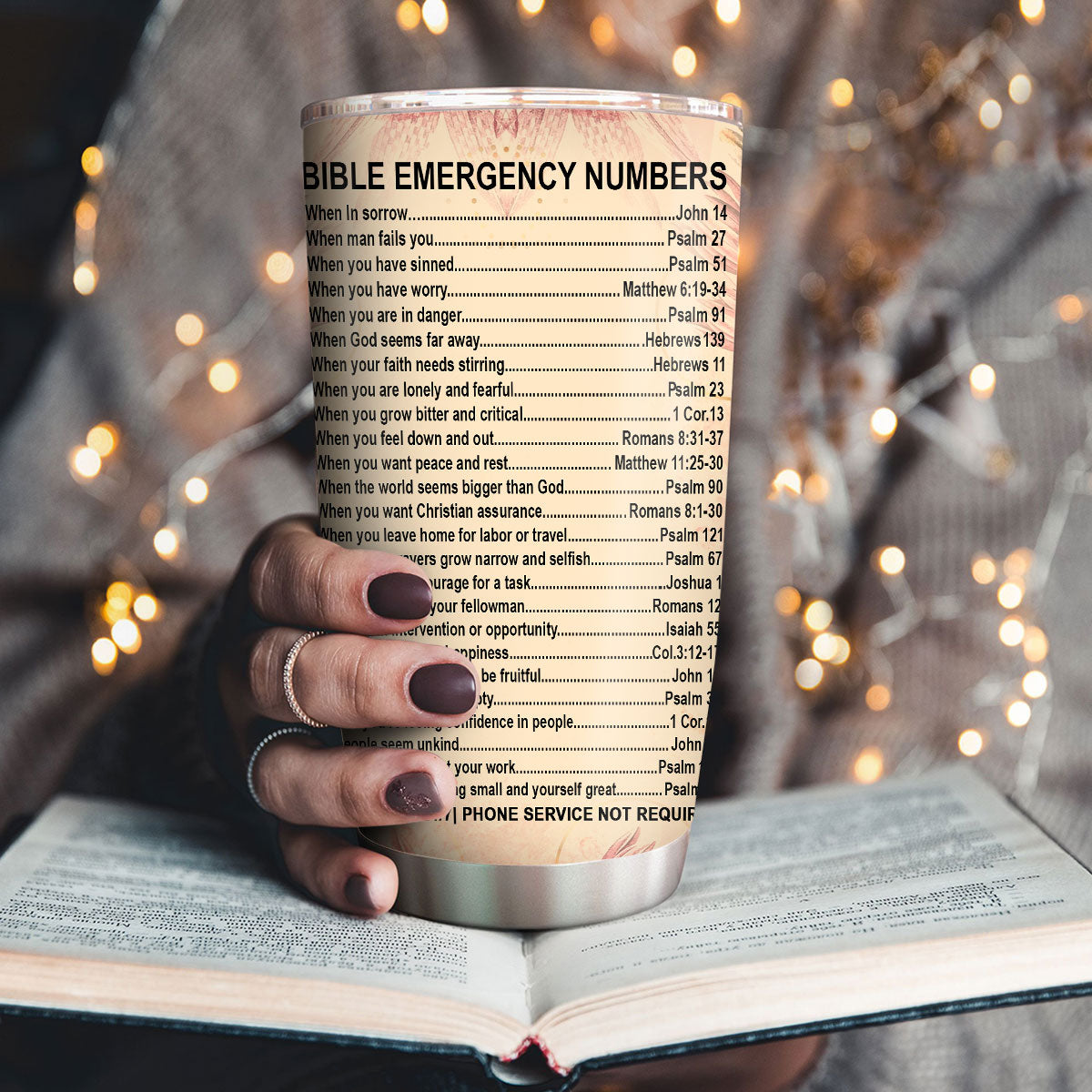 Faith-Inspired - Stainless Steel Tumbler 20oz