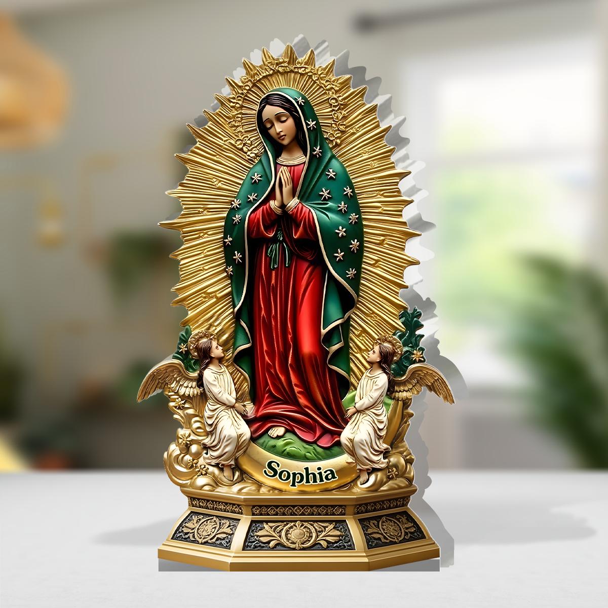 Our Lady Of Guadalupe - Personalized Acrylic Plaque GAPJS10129