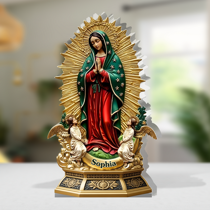 Our Lady Of Guadalupe - Personalized Acrylic Plaque GAPJS10129