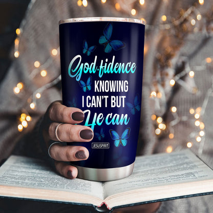 Faith Over Fear - Personalized Stainless Steel Tumbler