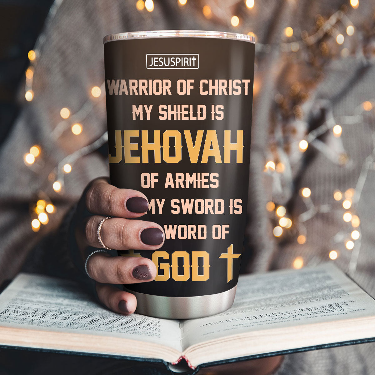 Warrior Of Christ - Personalized Stainless Steel Tumbler