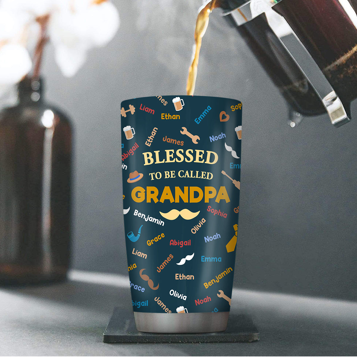 Blessed To Be Called - Personalized Stainless Steel Tumbler