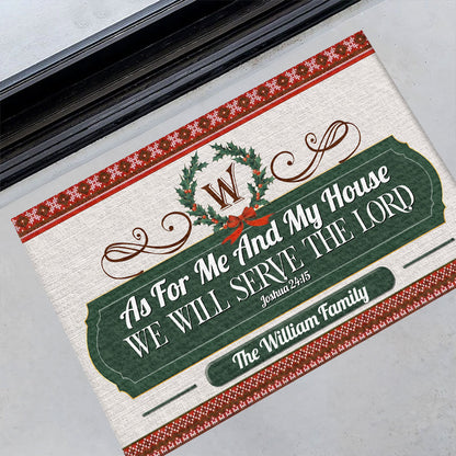 Bible Verse - Personalized Doormat for Home
