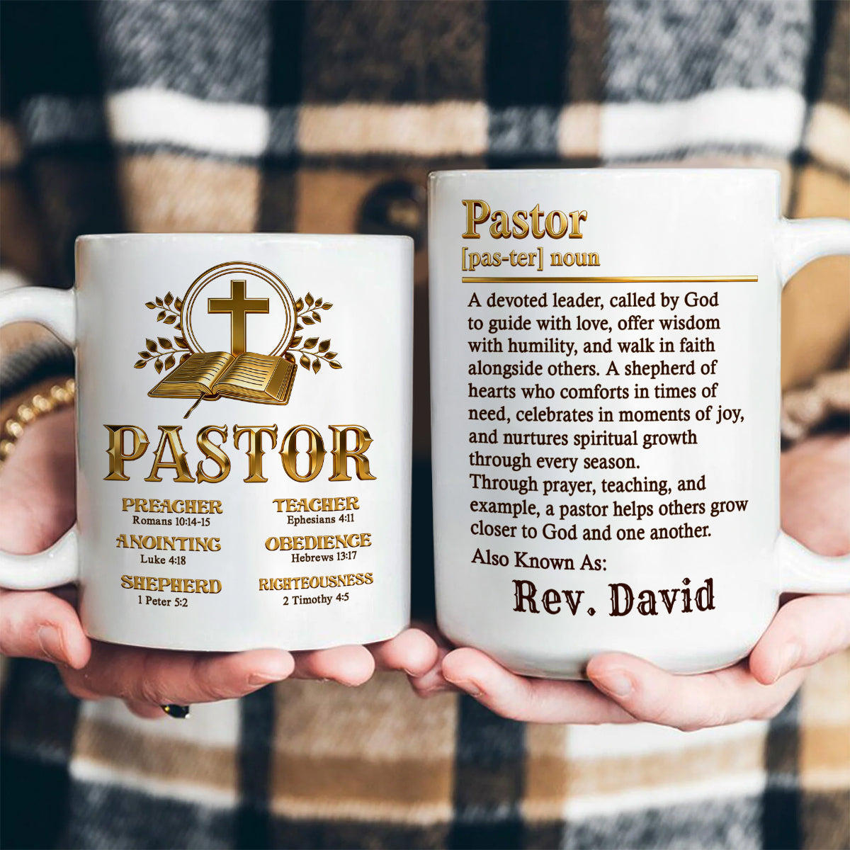 Christian Inspirational - Personalized Ceramic Coffee Mug