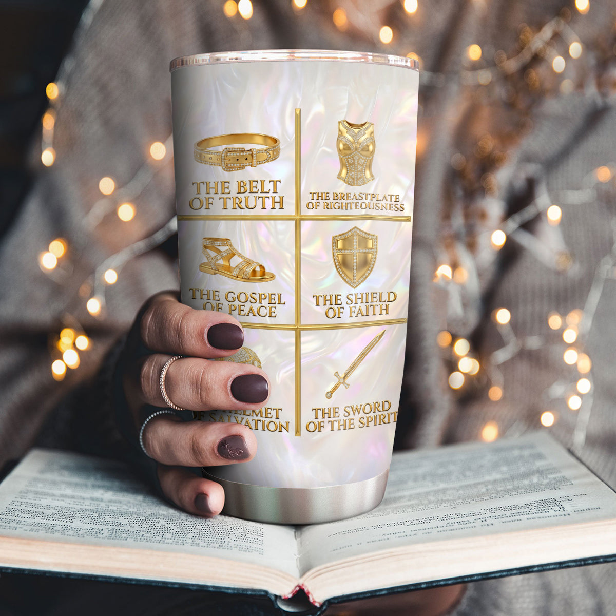 Full Armor of God - Personalized Stainless Steel Tumbler