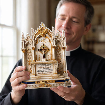 Faithful Shepherd - Personalized Acrylic Plaque for Priest GAPJS10007