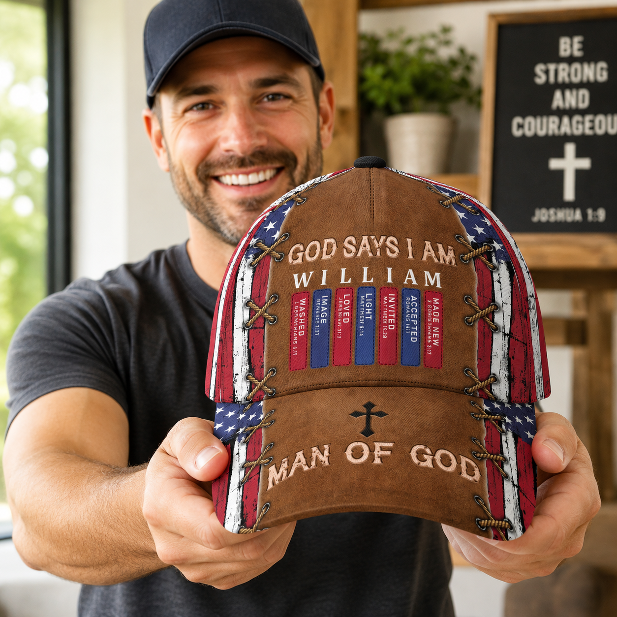 God Says I Am - Personalized Classic Cap