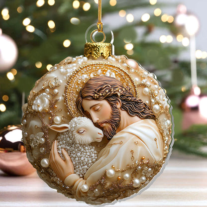 Jesus The Good Shepherd - Acrylic Ornament - Gift for Family GOJS10054