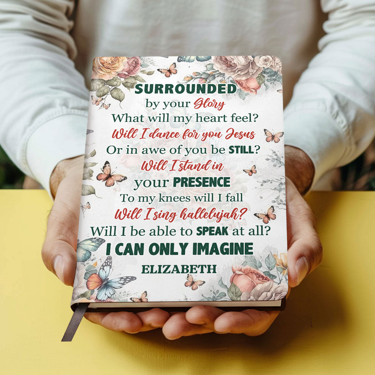 I Can Only Imagine - Personalized Leather Notebook GMJSNB200111