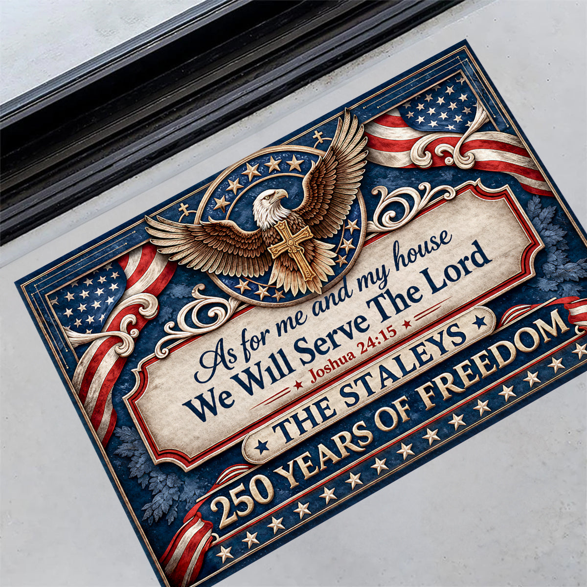 Faith-Based - Personalized Doormat for Home GDMJS10014
