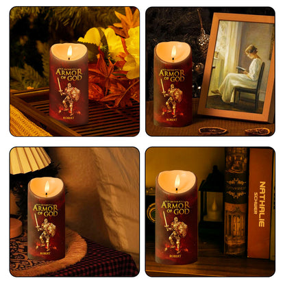 Armor Of God - Personalized Flameless LED Candle