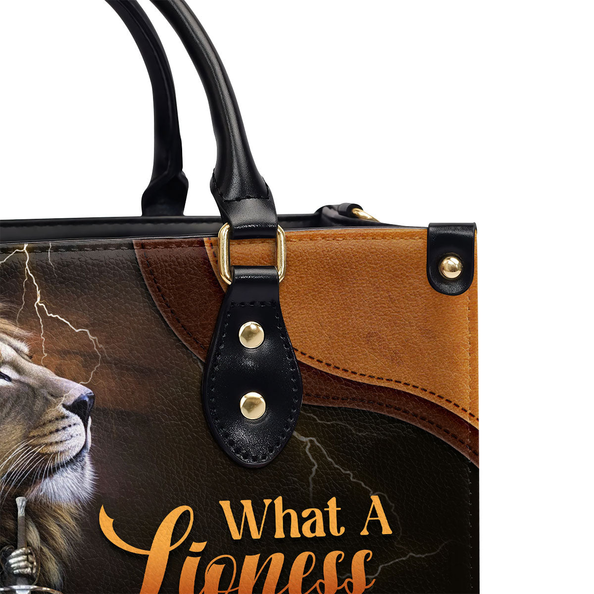 Faith-Based Quote - Personalized Leather Handbag GMJSLB200093