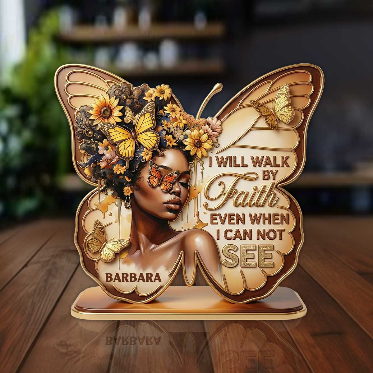 Faith Quote - Personalized Acrylic Plaque GAPJS10081
