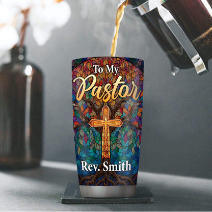 Thank You Pastor - Inspirational Christian Tumbler - Personalized Gift