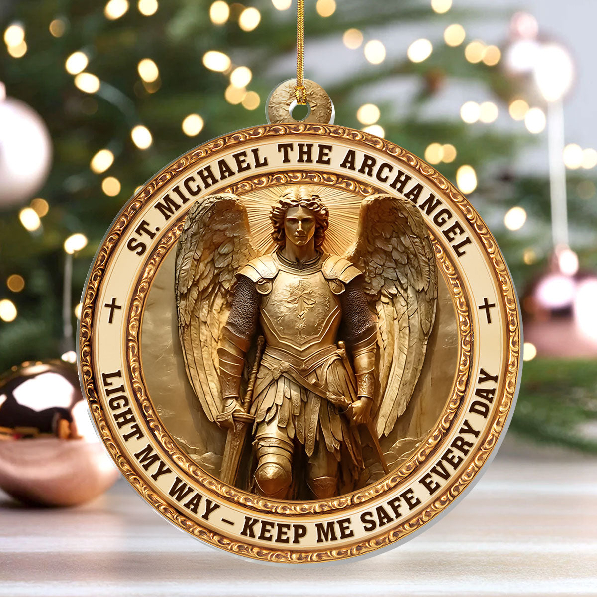 Archangel Michael Guardian - Acrylic Ornament GOJS10057