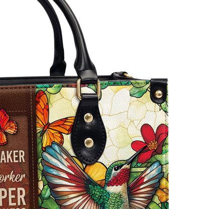 That Is Who You Are - Personalized Leather Handbag GMJSLB200087