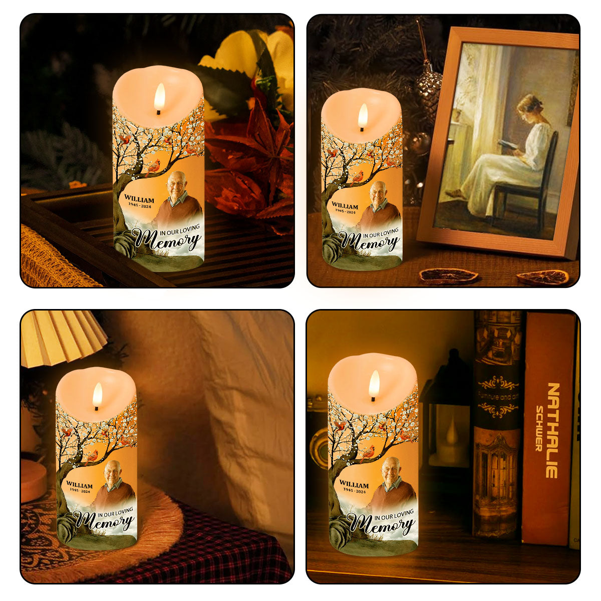 A Limb Has Fallen From Our Family Tree - Personalized Flameless LED Candle