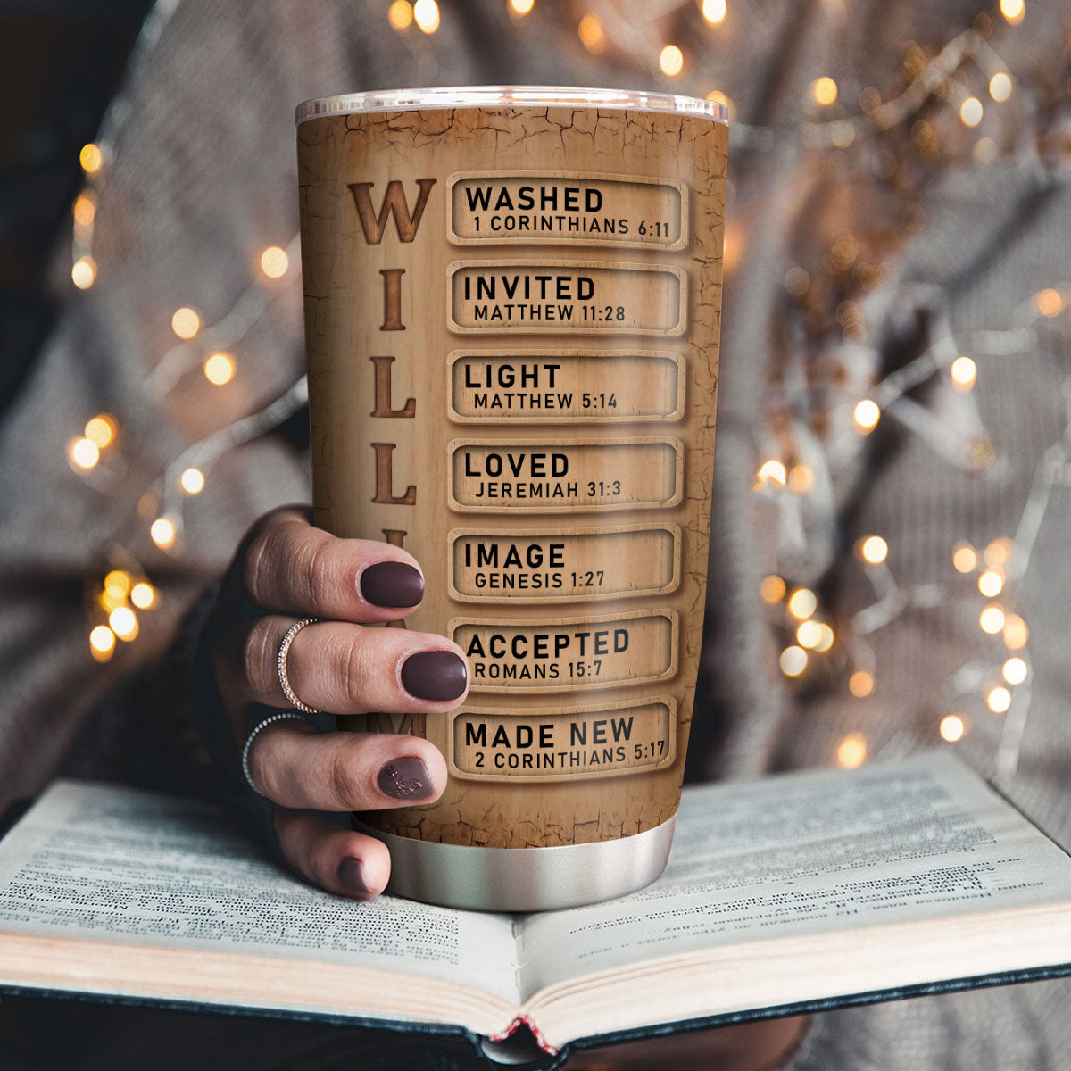 Man Of God - Personalized Stainless Steel Tumbler