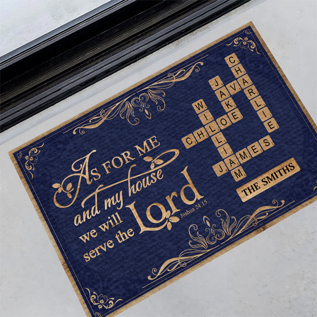 Faith Quote - Personalized Doormat for Home Decor GDMJS10043