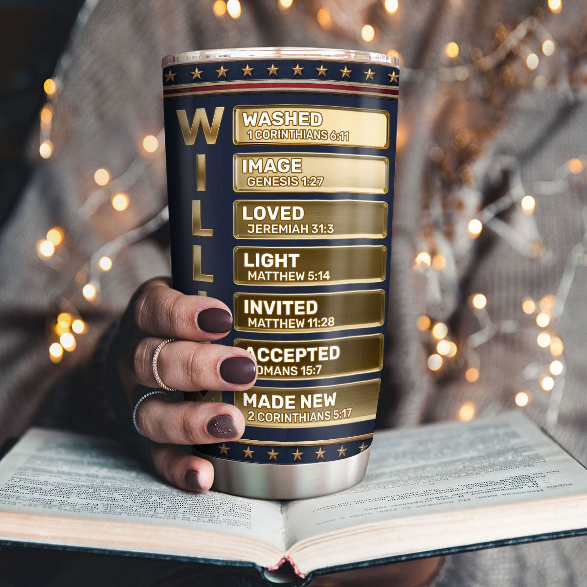 Patriotic Christian - Personalized Stainless Steel Tumbler