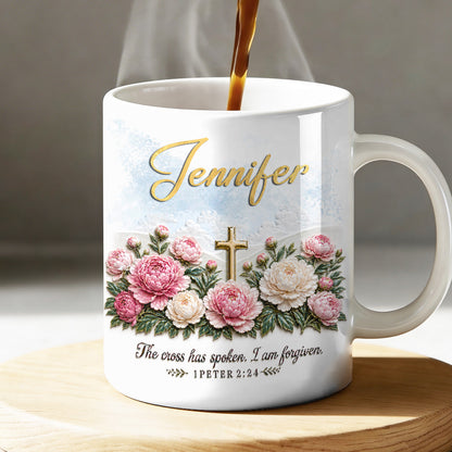 I Am Forgiven - Personalized Christian Coffee Mug