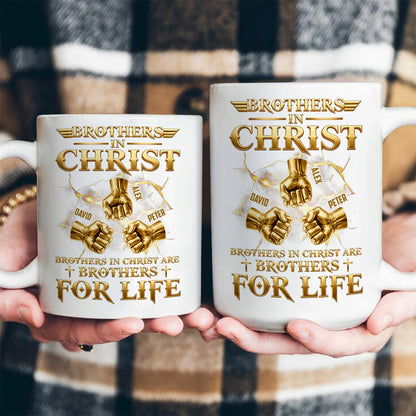Christian Brotherhood For Life - Personalized Ceramic Coffee Mug