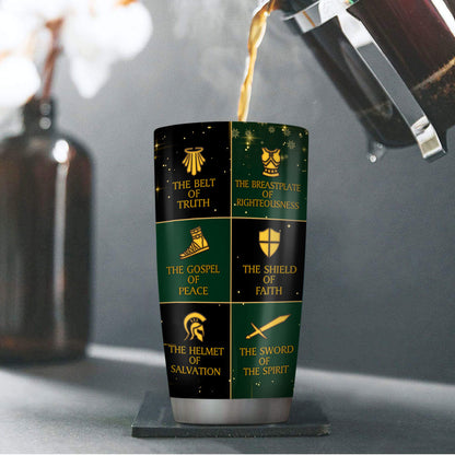 Faith-Inspired Gift for Men - Personalized Stainless Steel Tumbler
